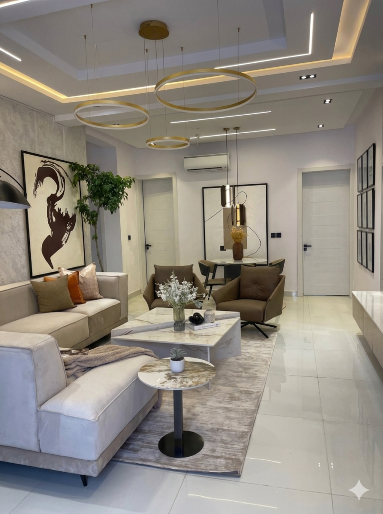 This beautifully furnished luxury villa offers the perfect escape for families, business travelers, couples, and groups seeking an exceptional stay in one of Lagos' most desirable neighborhoods.