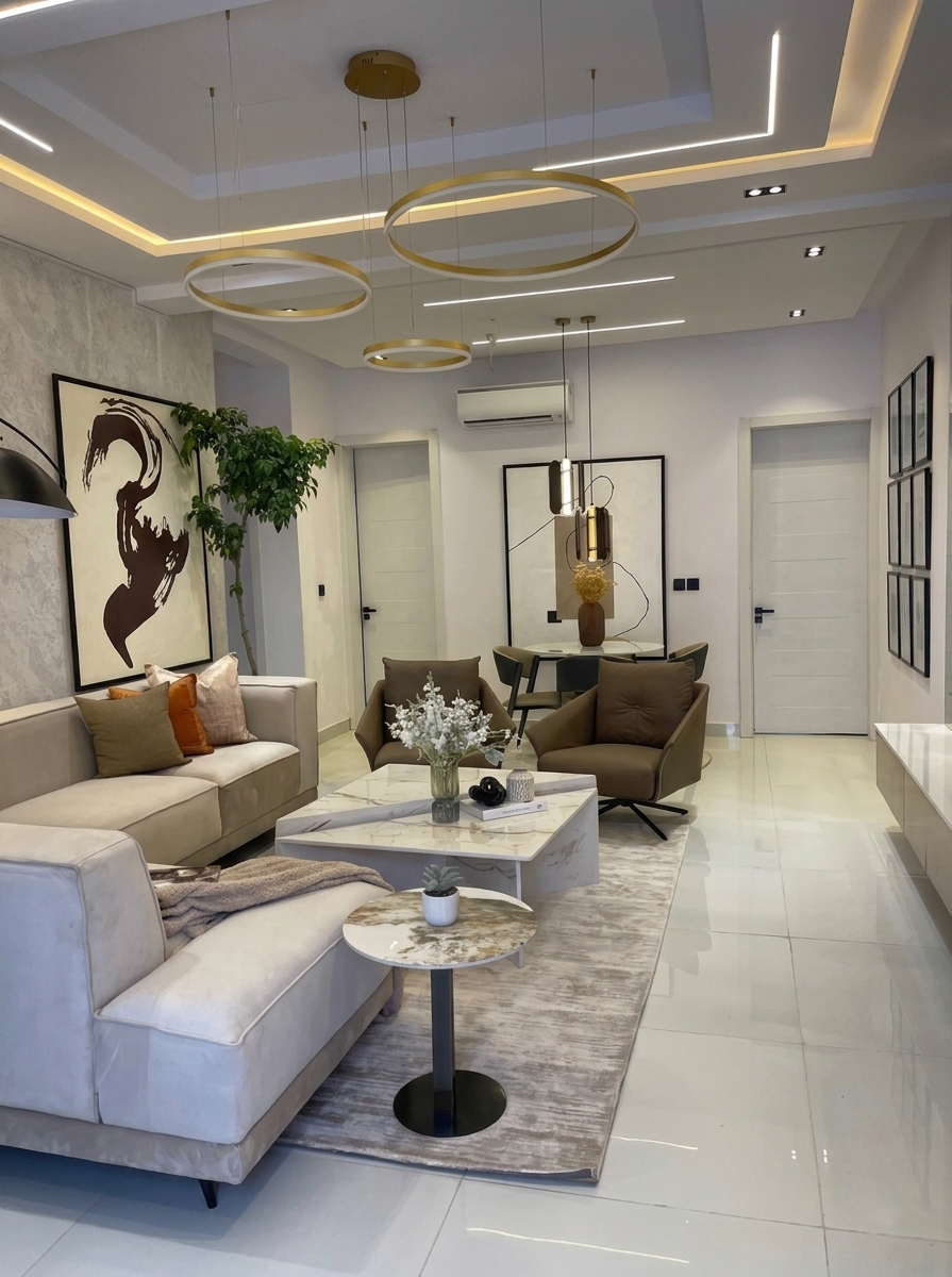 This beautifully furnished luxury villa offers the perfect escape for families, business travelers, couples, and groups seeking an exceptional stay in one of Lagos' most desirable neighborhoods.